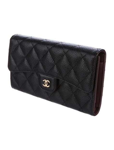 chanel caviar wallet 2017